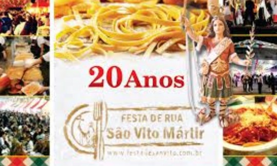 Participe Festa de Rua São Vito Mártir!